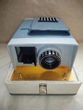 Ancien Projecteur Diapositives SFOM  + Malle Vintage (fonctionnel)