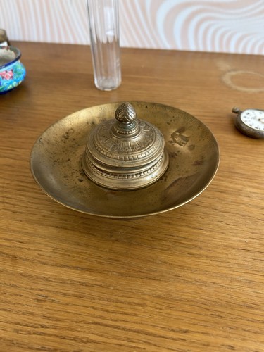 Encrier bronze barbedienne - encrier,