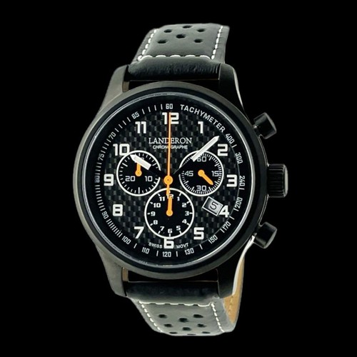 Landeron chronographe black - chronographe,