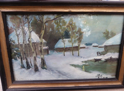 Huile sur toile - toile, signÉe