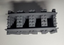 Lot de 10 rails droits gris