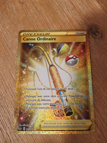 Carte pokémon canne ordinaire - carte,