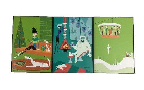 Set shag framed christmas - set,