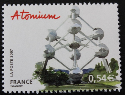Timbre france atomium - france,