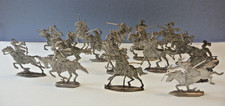 Tin Plates - Tin Figures: Various - 16 30 Years War Horsemen - Lot 3