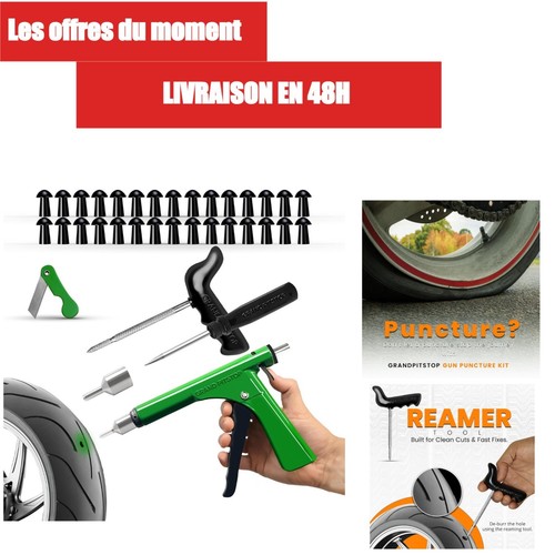 Kit réparation pneus - de,