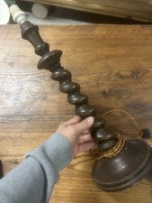 Pied de Lampe Bois Tourné