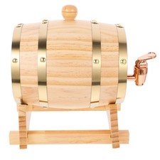  1 ensemble tonneau en bois tonneau à vin rouge en bois baril à bière en bois