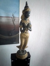 Grande Statue Thaï en Laiton