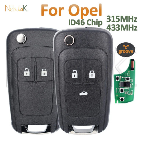 Remote car key for opel - car,