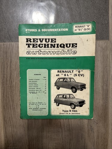 Revue technique automobile - revue,