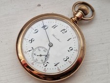 Vintage American rolled gold cased HAMILTON pocket watch to restore  staff