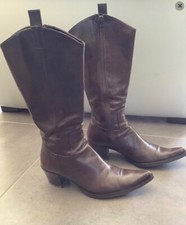 Bottes cuir style country