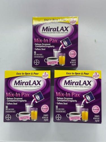 Miralax mix pax 3 - miralax,