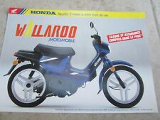 Honda Wallaroo 50cc Moped France Sales Sheets Motorcycle