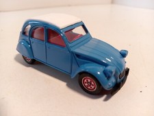 Solido 1301 Citroen 2cv 6 blue white hood 1/43