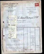 PARIS (VIII°) MOTORS & ELECTRICAL EQUIPMENT "S.W." en 1943