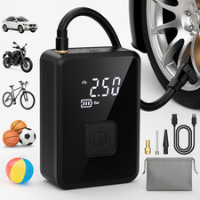 Gonfleur pneu auto 150PSI Oasser mini compresseur portable USB-C écran LCD noir