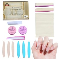 Ensemble De Manicure Japonaise, Kit Tampon Ongles Et Brillant, Ensemble D'out...