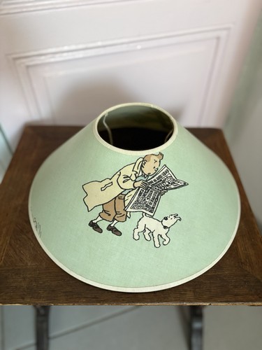 Abat jour tintin - tintin, vintage