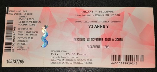Billet concert