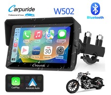 Carpuride W502 Portable Sans Fil Carplay Android Auto Stéréo Navigation GPS Moto