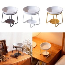 Brûleur à mazout en céramique, foyer décoratif avec cadre en métal pour