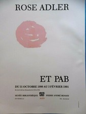 ADLER Rose Affiche originale