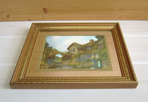 Cadre miroir paysage bois - paysage, en