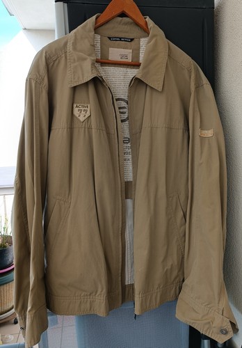 Blouson toile marron clair - toile,