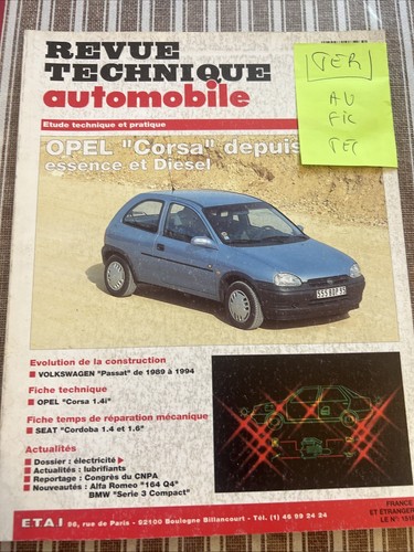 Revue technique opel corsa - corsa, b