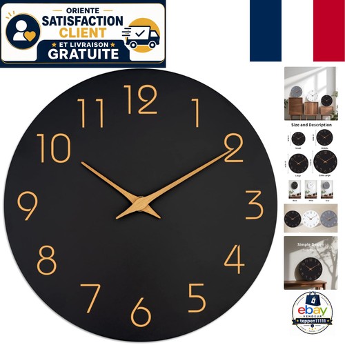Horloge murale silencieuse - horloge,