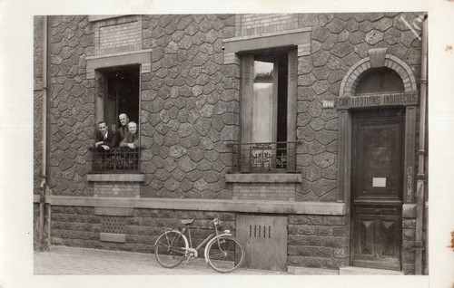 Bl398 vintage photo card rppc - card,