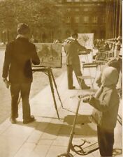 PARIS 1956 - painters easels child scooter Palais Royal - PR 1147