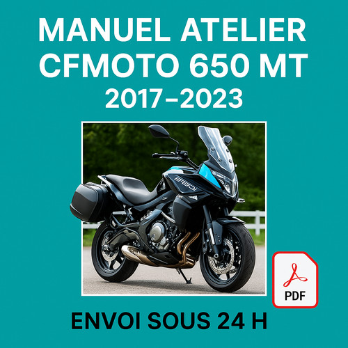 Manuel atelier cfmoto - atelier, mt