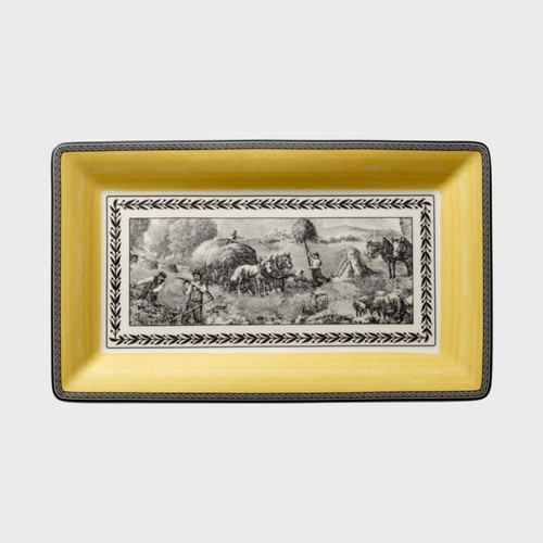 Assiette rectangulaire