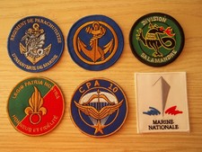 lot 6 écussons militaire