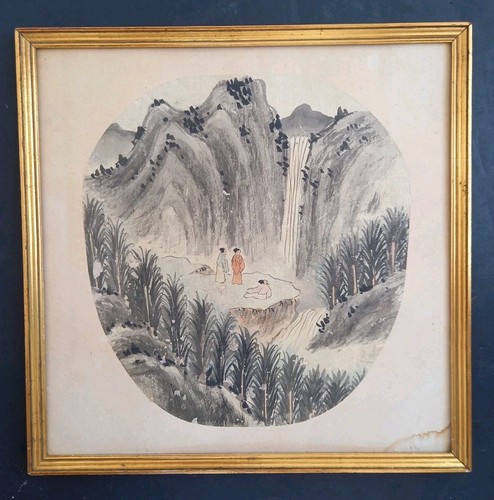 Peinture paysage montagnes - peinture,