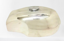 CONVIENT POUR Réservoir d'essence en acier chromé Ducati 750 Gt 1972 avec bou...
