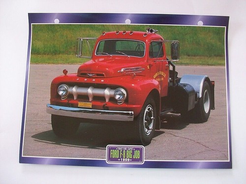 Carte fiche camion tracteur - camion,