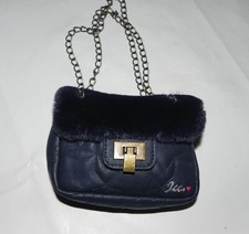 IKKS mini sac matelassé en imitation fourrure et cuir synthétique