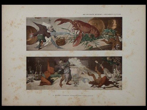 Alphonse mucha panneaux - alphonse,