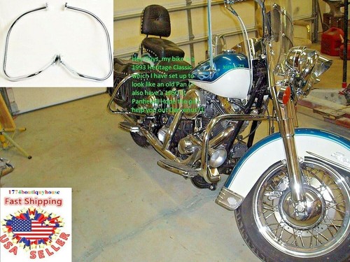 Rear saddlebag guard crash bar - saddlebag,