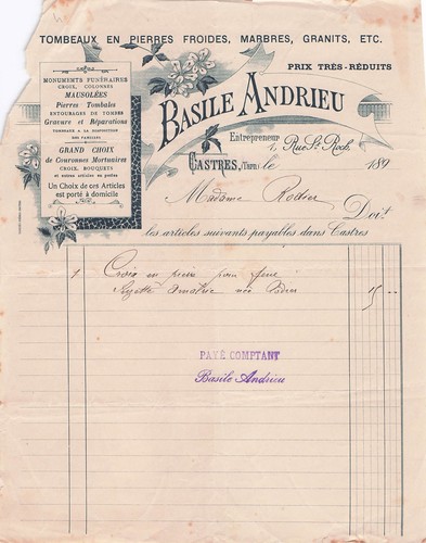 Castres marbrier andrieu - 81,