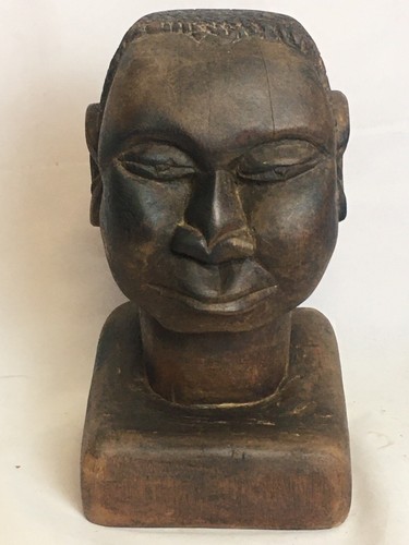 Art africain statue buste - africain,
