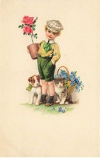 CHIENS #MK39883 PETIT GARCON