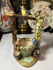 Jerome Massier Vallauris, puits aux oiseaux en barbotine