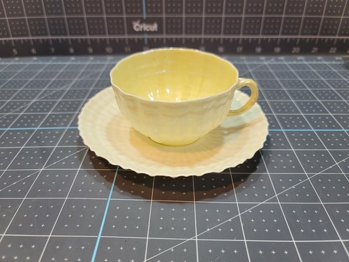 Belleek irish cup saucer - belleek,