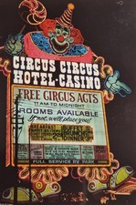 Vintage Photograph Light Sign "Circus Circus Hotel-Casino", Las Vegas