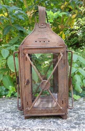 Ancienne lanterne bougie en - ancienne,